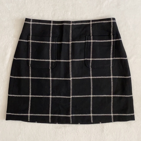 {NWT} Madewell | Museum Patch-Pocket Wool Blend Mini Skirt Windowpane AF035 (4) - Picture 15 of 15
